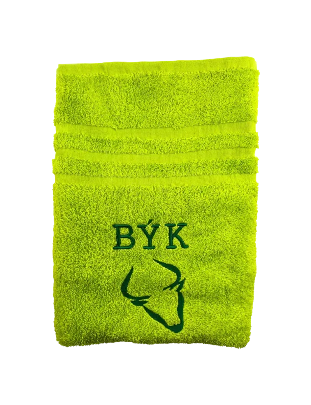 Osuška s výšivkou znamení zvěrokruhu - Barva: Tmavě modrá