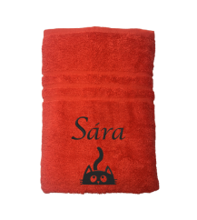 Ručník s vlastním jménem a našim motivem