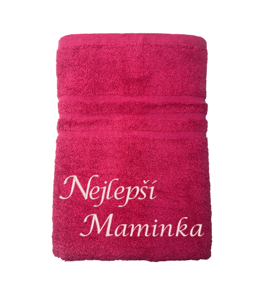 Ručník pro nejlepší maminku - Barva: Bílá