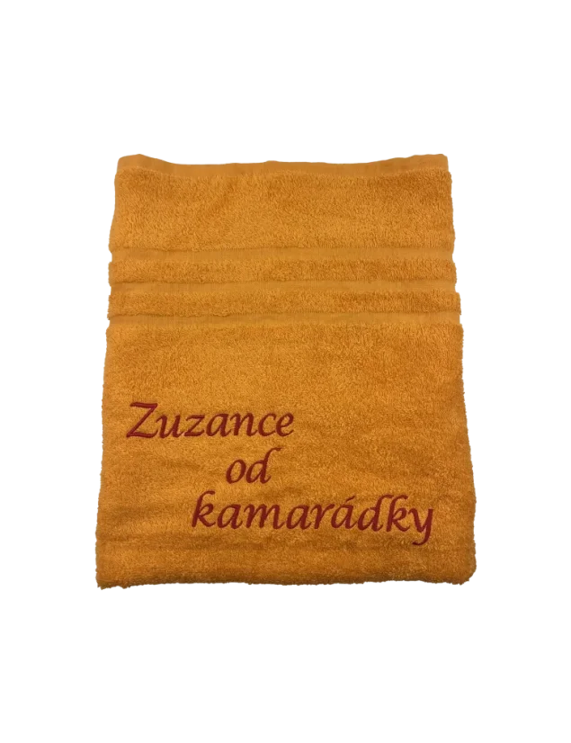Osuška s vlastním jménem