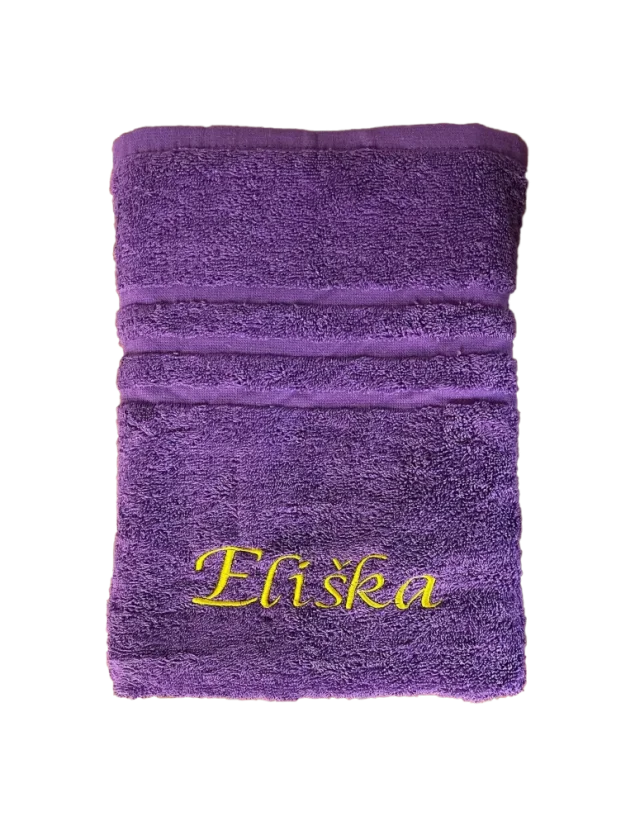 Osuška s vlastním jménem