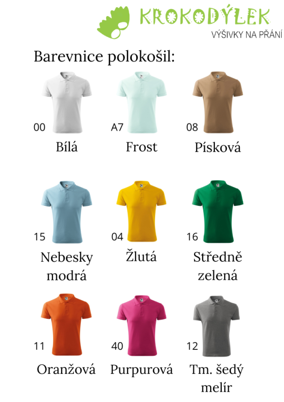 Polokošile k výšivce