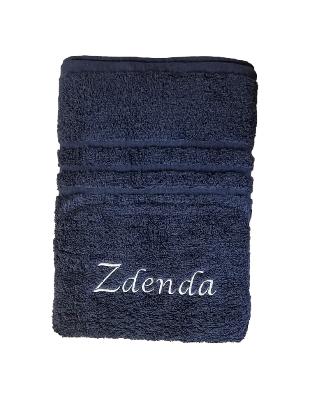 Ručník s vlastním jménem - Barva: Oranžová