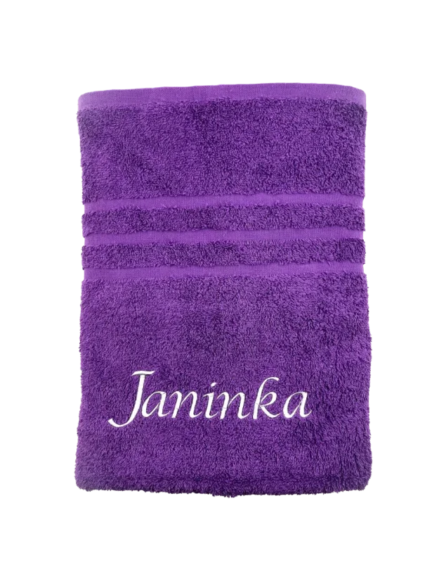 Osuška s vlastním jménem