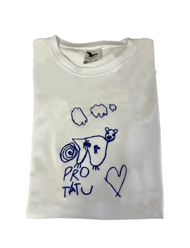 Tričko s dětským obrázkem - Barva trička: Černá