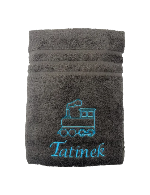 Ručník s vlastním jménem a obrázkem - Barva: Růžová