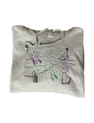 Mikina s dětským obrázkem