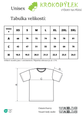 Tričko s výšivkou siluety